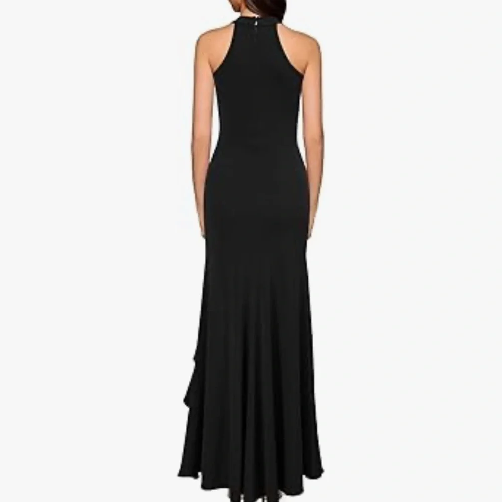 NWT Elegant Black Sleeveless Dress - Picture 2 of 5